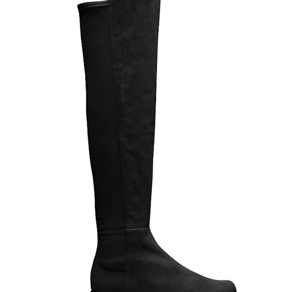 Stuart Weitzman 5050 Suede Over-The-Knee Boots - image 7